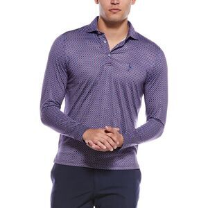 Tailorbyrd Mens Footballs Performance Polo Shirt, Red